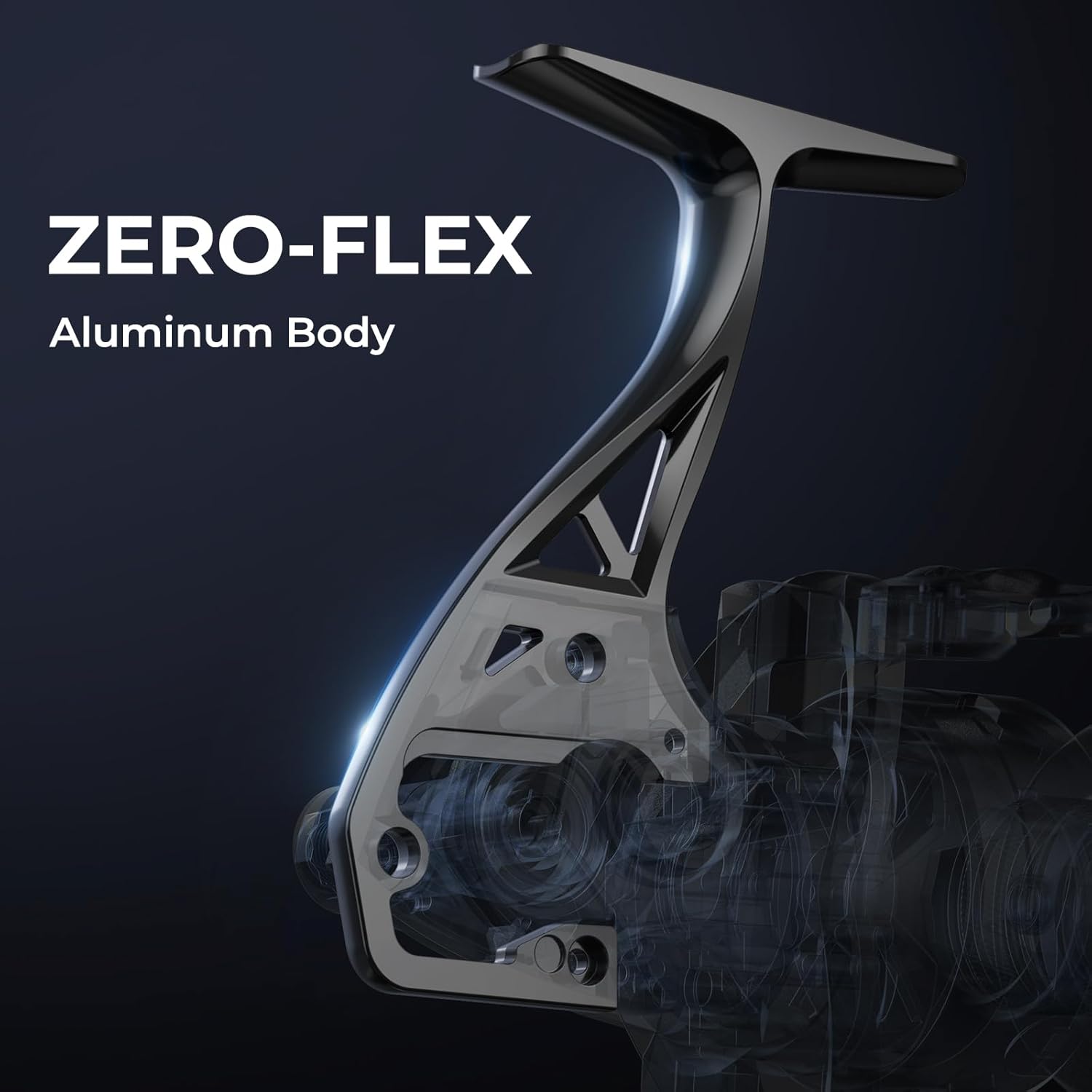 KastKing Megatron Spinning Reel, Freshwater and Saltwater Spinning Fishing Reel, Rigid Aluminum Frame 7+1 Double-Shielded Stainless-Steel BB, Over 30 lbs. Carbon Drag, CNC Aluminum Spool & Handle - Image 5