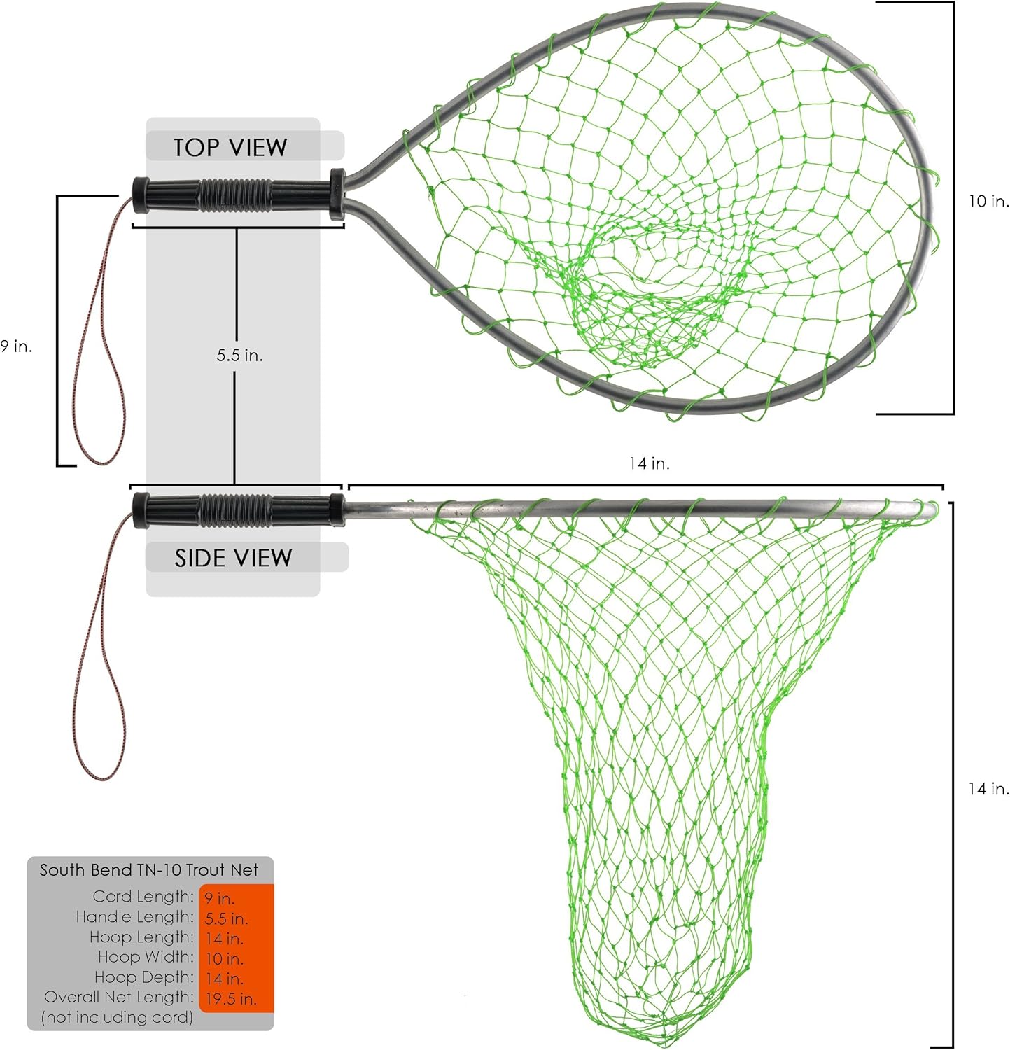 SOUTH BEND Trout Net - Fishing Net with Sturdy Aluminum Handle - Image 2